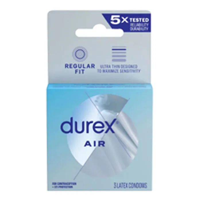 Paradise Marketing Male Sex Toys Durex Air Condom 3 Pack