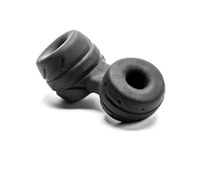 Perfect Fit Male Sex Toys Silaskin Cock Ball Ring and Stretcher Black