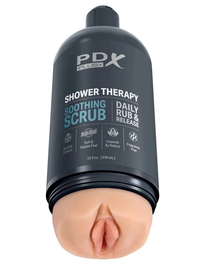 Pipedream Dildos Shower Therapy Soothing Scrub Light
