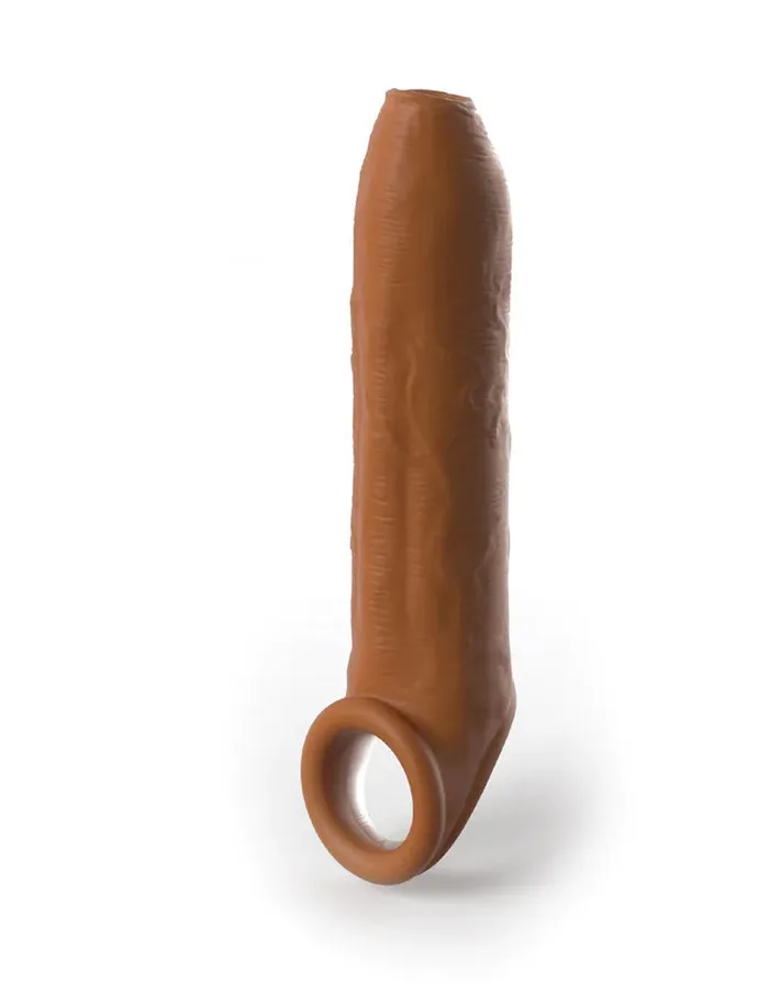 Pipedream Fantasy XTensions Elite Uncut 7 Inch Extension Sleeve With Strap Tan Male Sex Toys Pipedream Fantasy XTensions Elite Uncut 7 Inch Extension Sleeve With Strap Tan Male Sex Toys