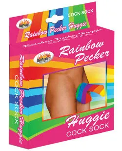 Rainbow Pecker Huggie Sock Hott Products Anal