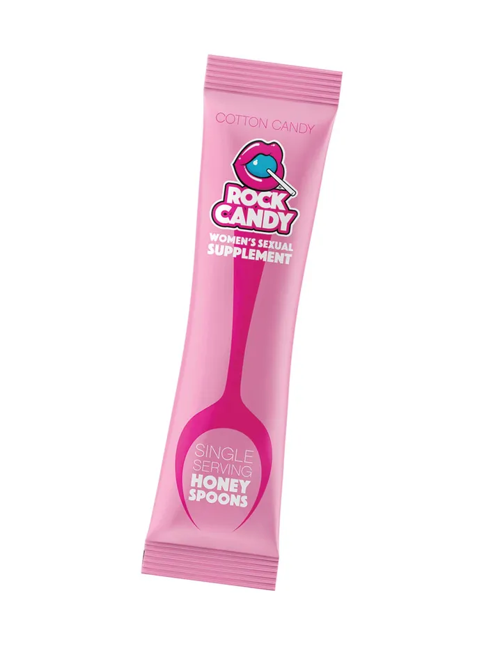 Rock Candy Dildos Honey Spoon Female Sexual Supplement Cotton Candy 24 Ct Display Rock Candy Dildos Honey Spoon Female Sexual Supplement Cotton Candy 24 Ct Display