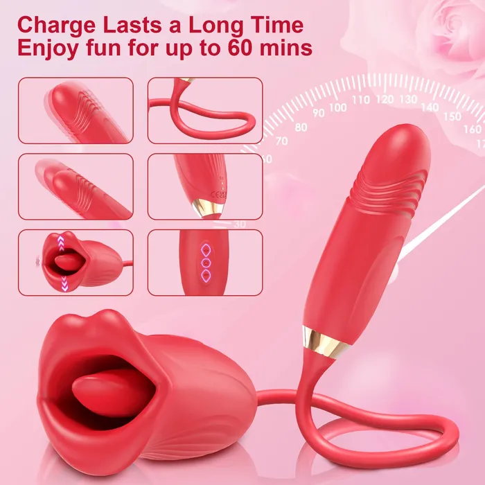 RoseBabeCo Vibrators HEATED MOUTH MASTER