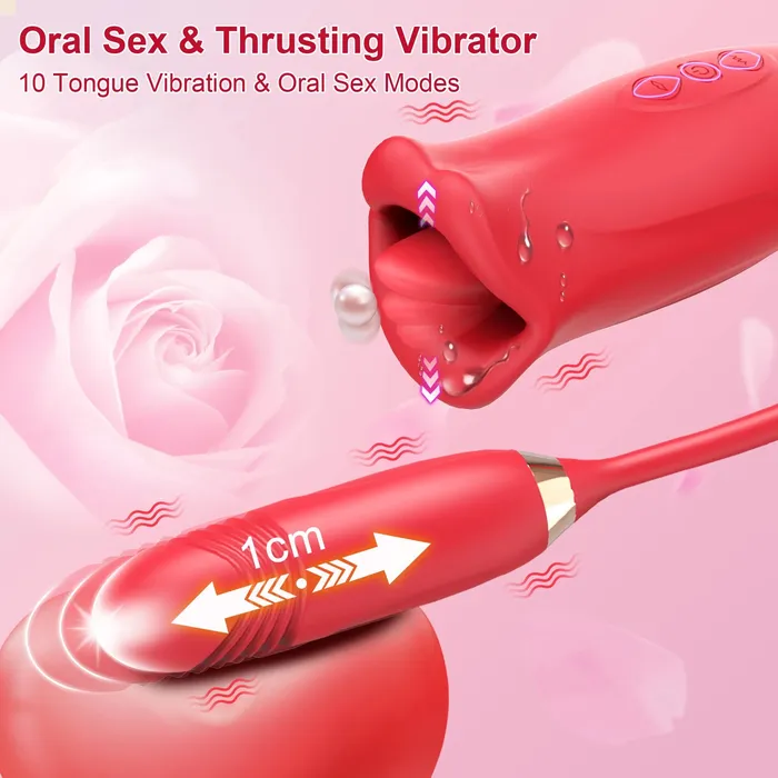RoseBabeCo Vibrators HEATED MOUTH MASTER