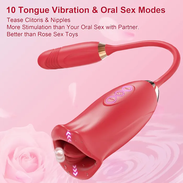 RoseBabeCo Vibrators HEATED MOUTH MASTER