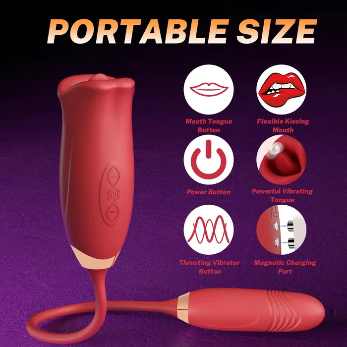 RoseBabeCo Vibrators HEATED MOUTH MASTER