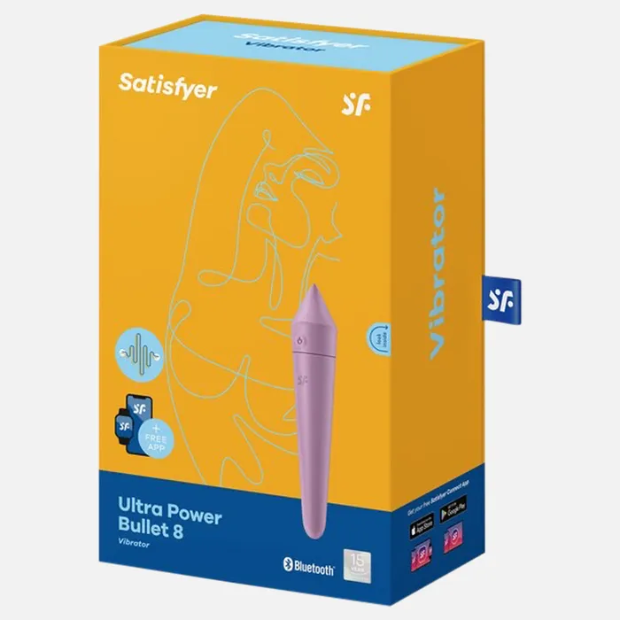 Satisfyer Ultra Power Bullet 8 Lilac Incl Bluetooth And App Female Sex Toys Satisfyer Ultra Power Bullet 8 Lilac Incl Bluetooth And App Female Sex Toys