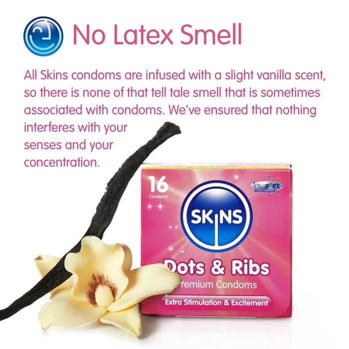 Skins Condoms Dots Ribs 4 Pack Skins Enhancers
