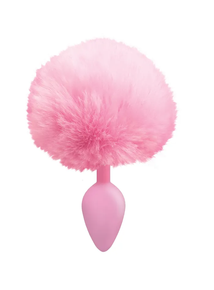 The 9s Cottontails Silicone Bunny Tail Butt Plug Pink Icon Brands Anal