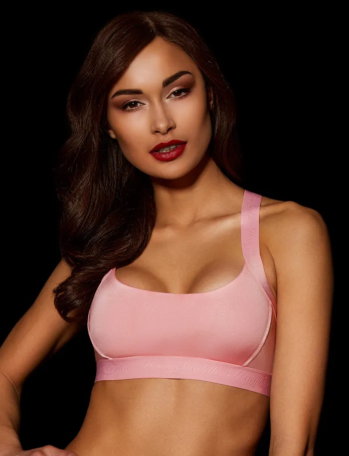 Vibrators Honey Birdette US Essentials Candy Pink Crop Top