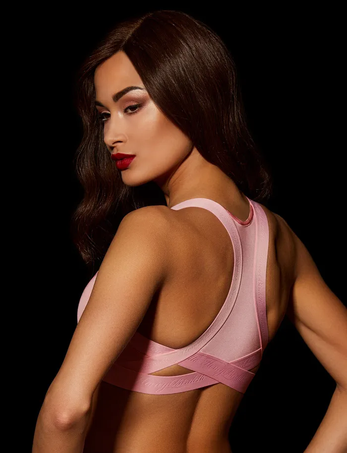 Vibrators Honey Birdette US Essentials Candy Pink Crop Top