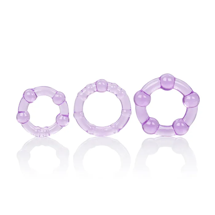 Vibrators Island Rings Purple CalExotics