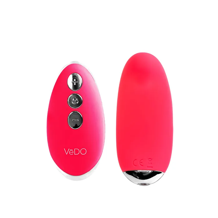 Vibrators Niki Rechargeable Flexible Magnetic Panty Vibe Pink VeDO