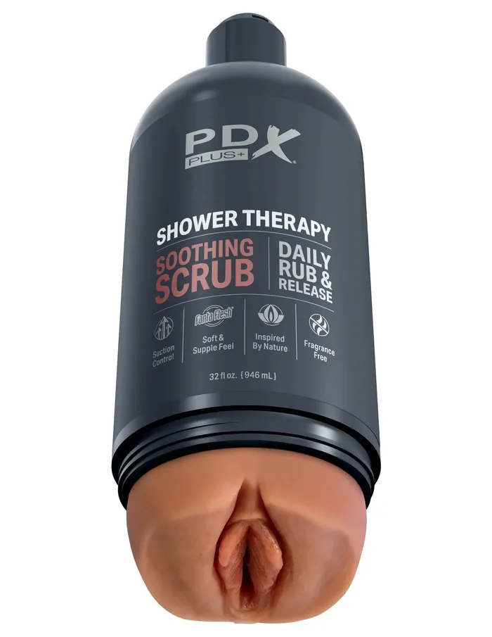 Vibrators Pipedream Shower Therapy Soothing Scrub Tan